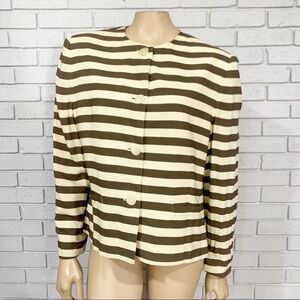 Rena Rowan for Saville Striped Vintage Blazer‎